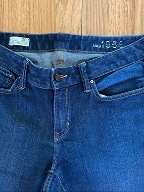 GAP Dark Blue Women's Boot Cut Long and Lean Trouser Jeans